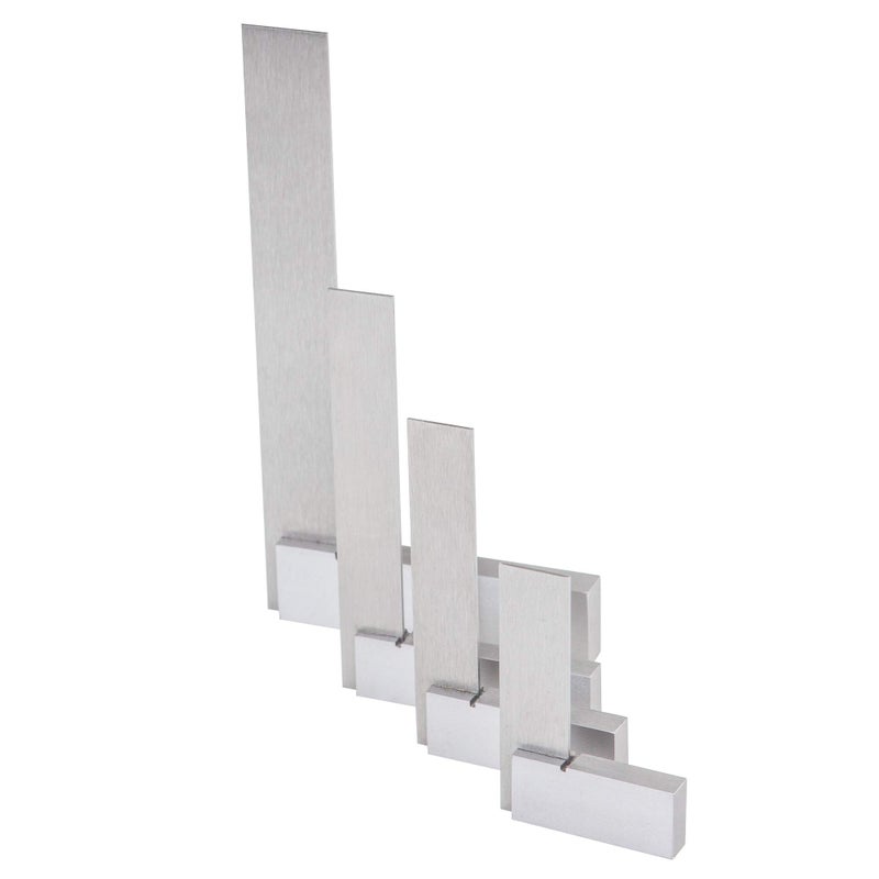 Groz 4-Piece Machinist Steel Square Set | 2-in, 3-in, 4-in & 6-in Squares | 48-72 Micron Squareness | Hardened Steel | for General Purpose, Machinery & Woodworking Applications (01110) - Image 2